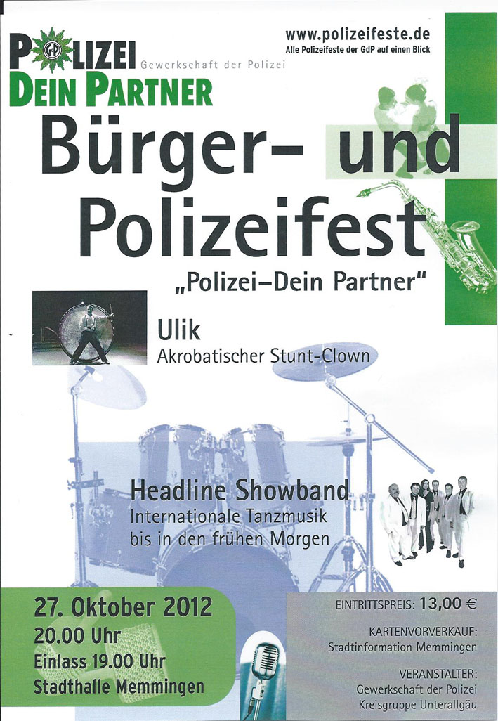 Plakat Polizeiball 2012